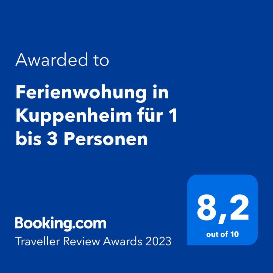 Ferienwohung In Kuppenheim Fuer 1 Bis 3 Personen公寓 外观 照片